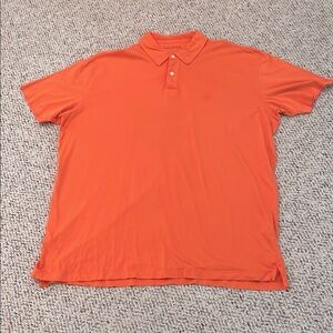 Nautica Men's Orange Polo Shirt. XXL